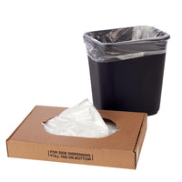 Light Duty Trash Can Liners, Flat Packed