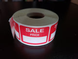 Sale Price Adhesive Label, Rectangular