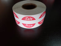 Sale Price Adhesive Label, 1" Round