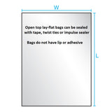 2 Mil Layflat Poly Plastic Bags